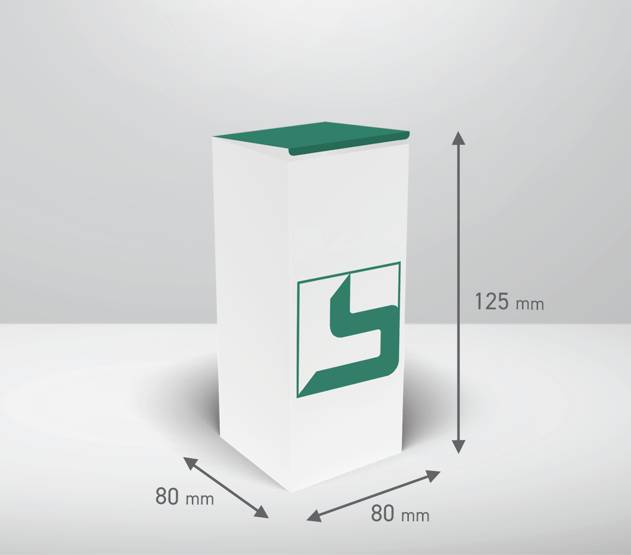 Škatla - totem: 80x80x240 mm (D2X).